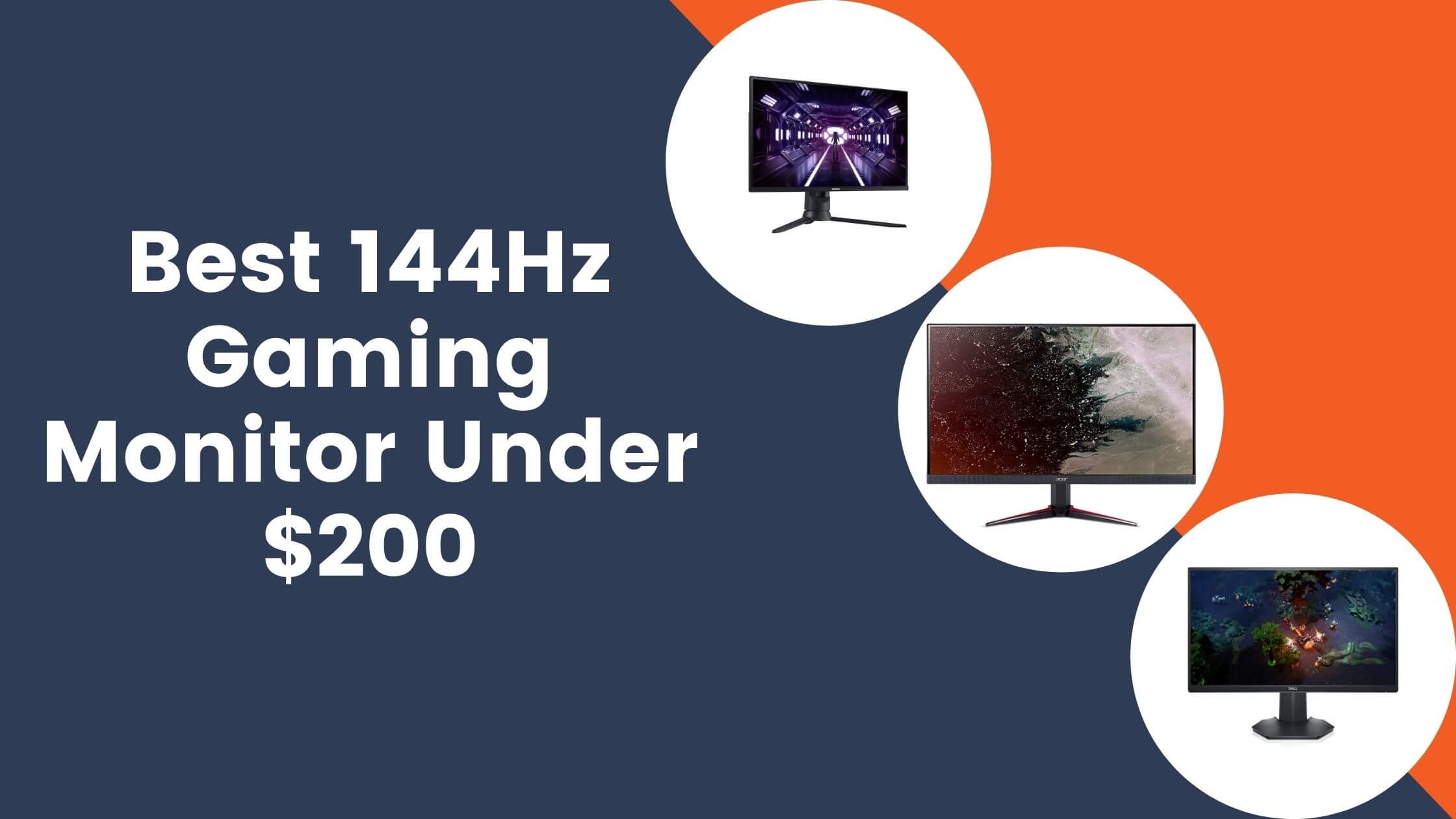 best 144hz gaming monitor under 200